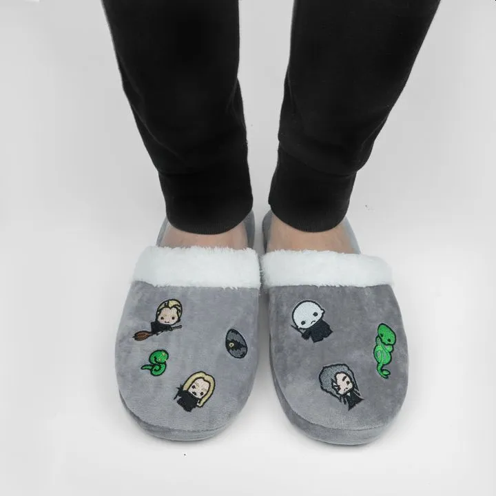 5 x Mens Womens Harry Potter Dark Arts Kawaii Slippers Grey