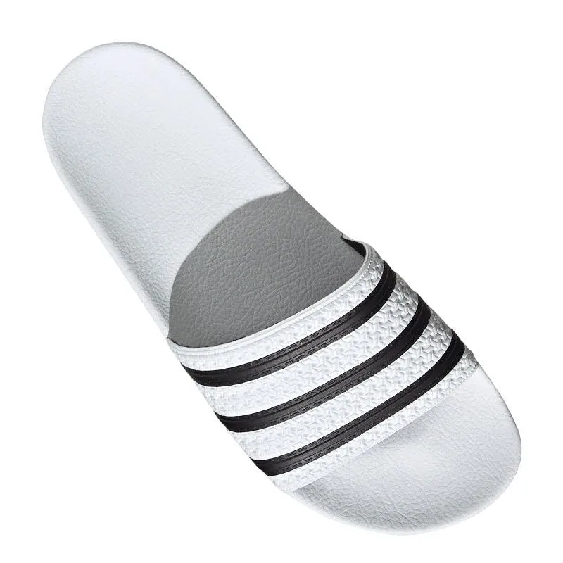 Adidas Mens Adilette Slippers - White