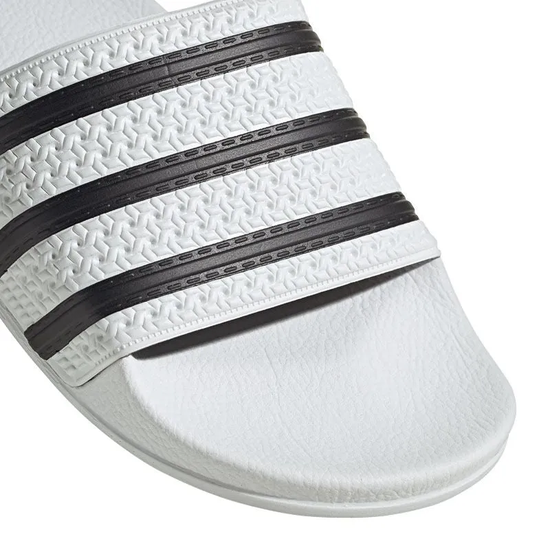 Adidas Mens Adilette Slippers - White