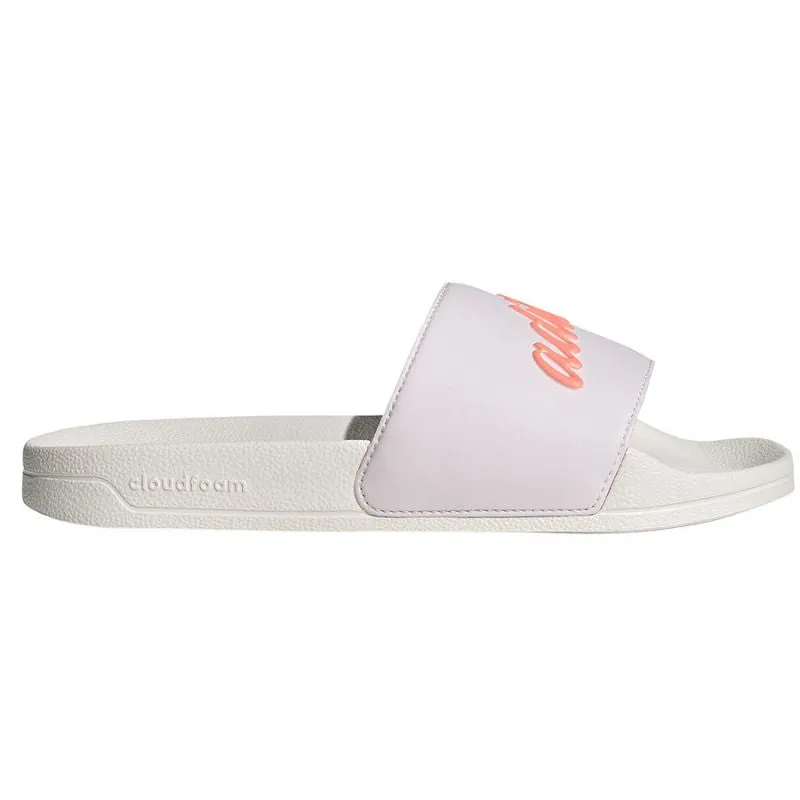 Adidas Womens Adilette Shower Slippers - White