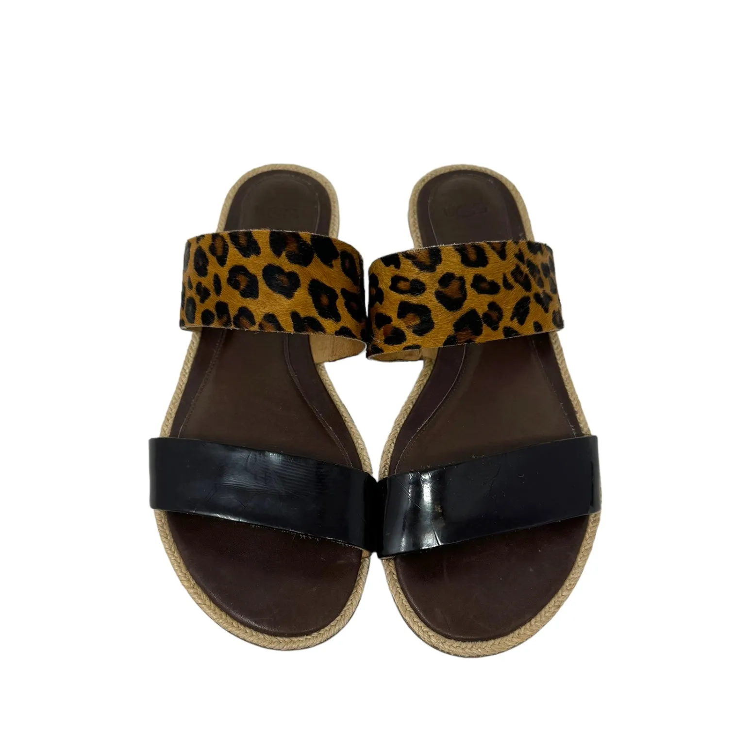 Amalia Leopard Sandal Ugg, Size 8.5