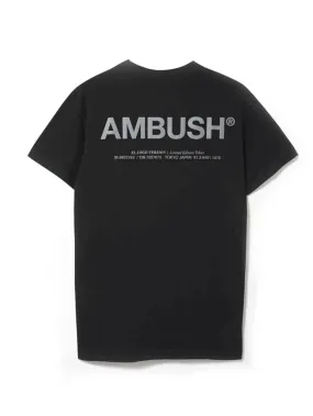 Ambush Reflective Logo Tee Black