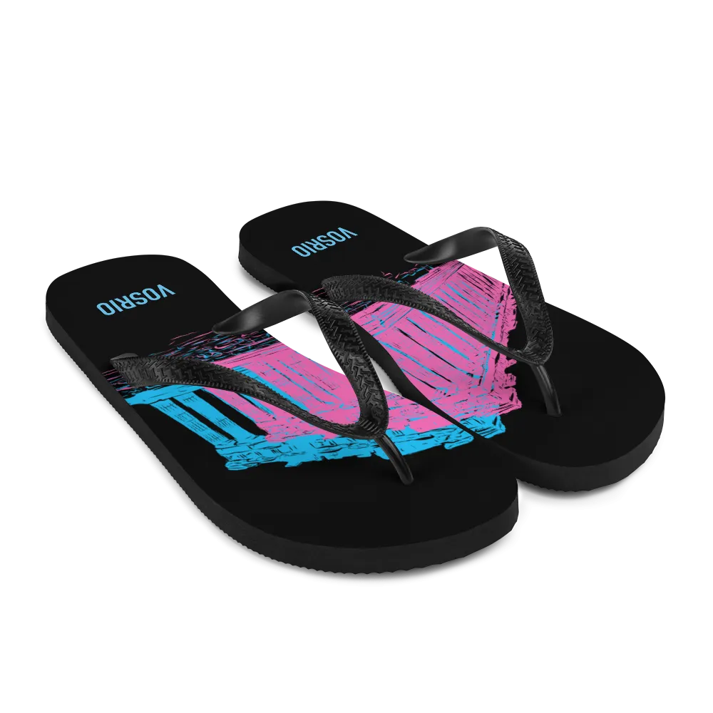 Athens Tourist 3D Flip-Flops