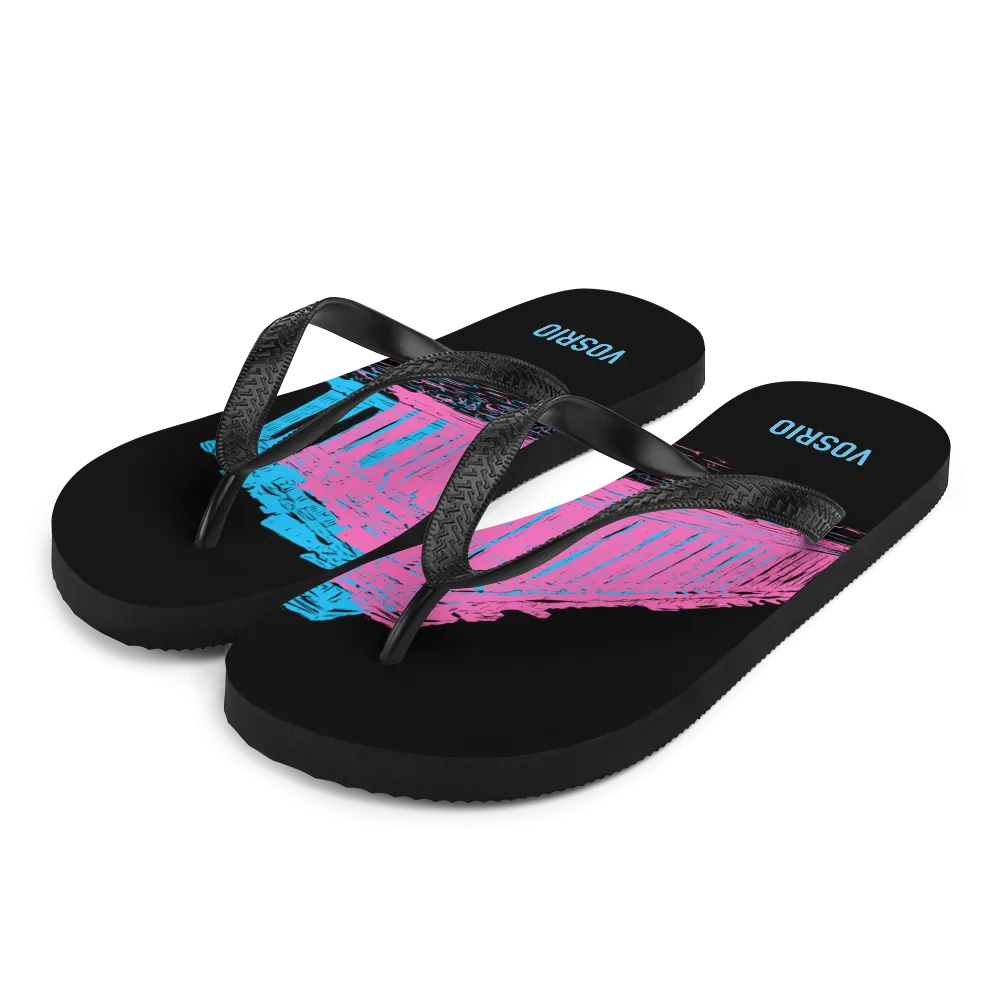 Athens Tourist 3D Flip-Flops