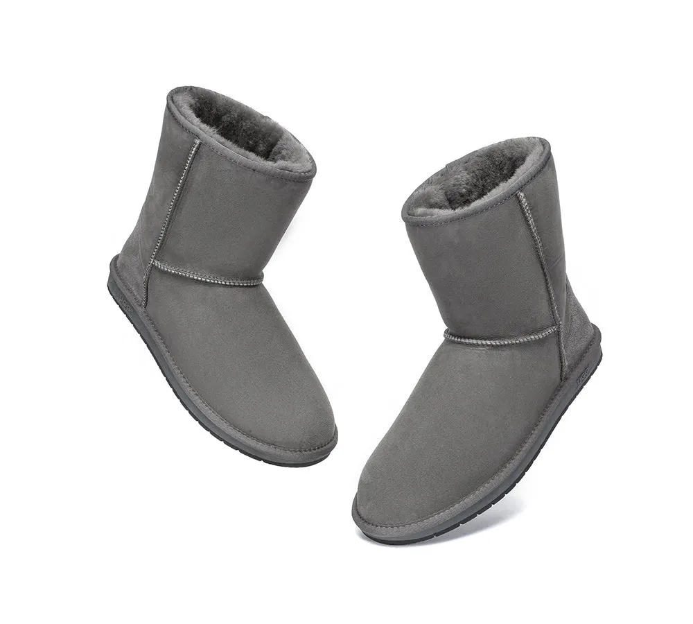 Australia Premium Double Face Sheepskin Mens Short Classic Boots