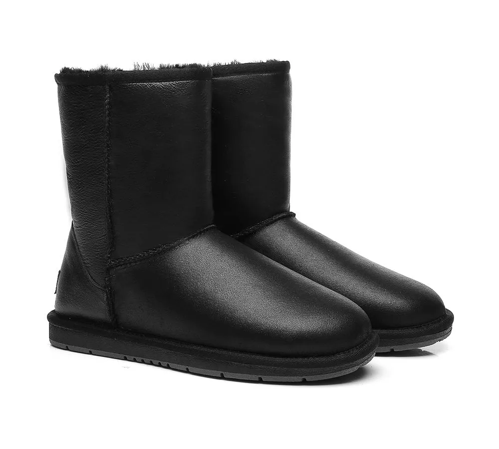 Australia Premium Sheepskin Unisex Short Classic Nappa Water Resistant Boots