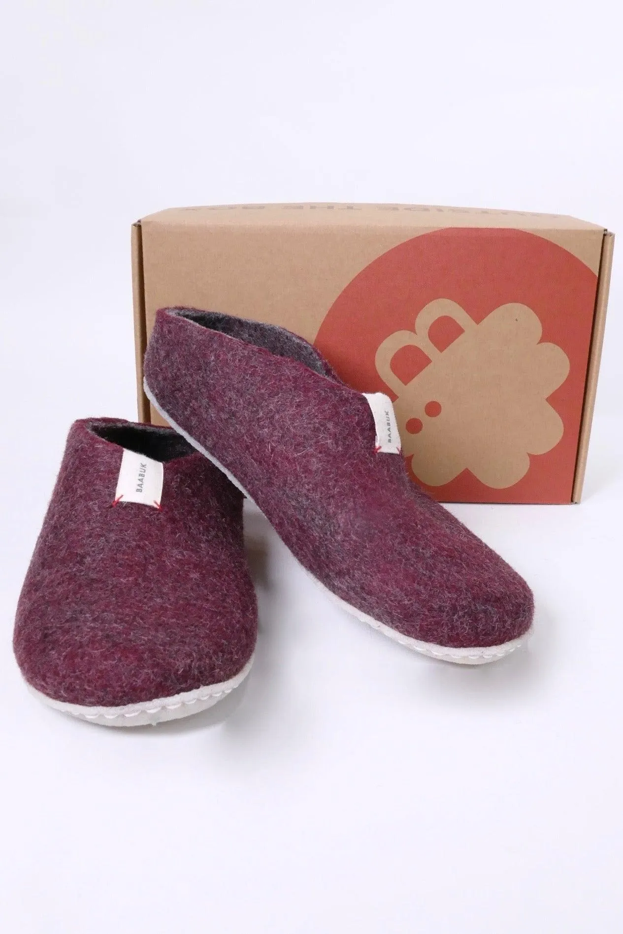 BAABUK Mel Slippers - Bordeaux