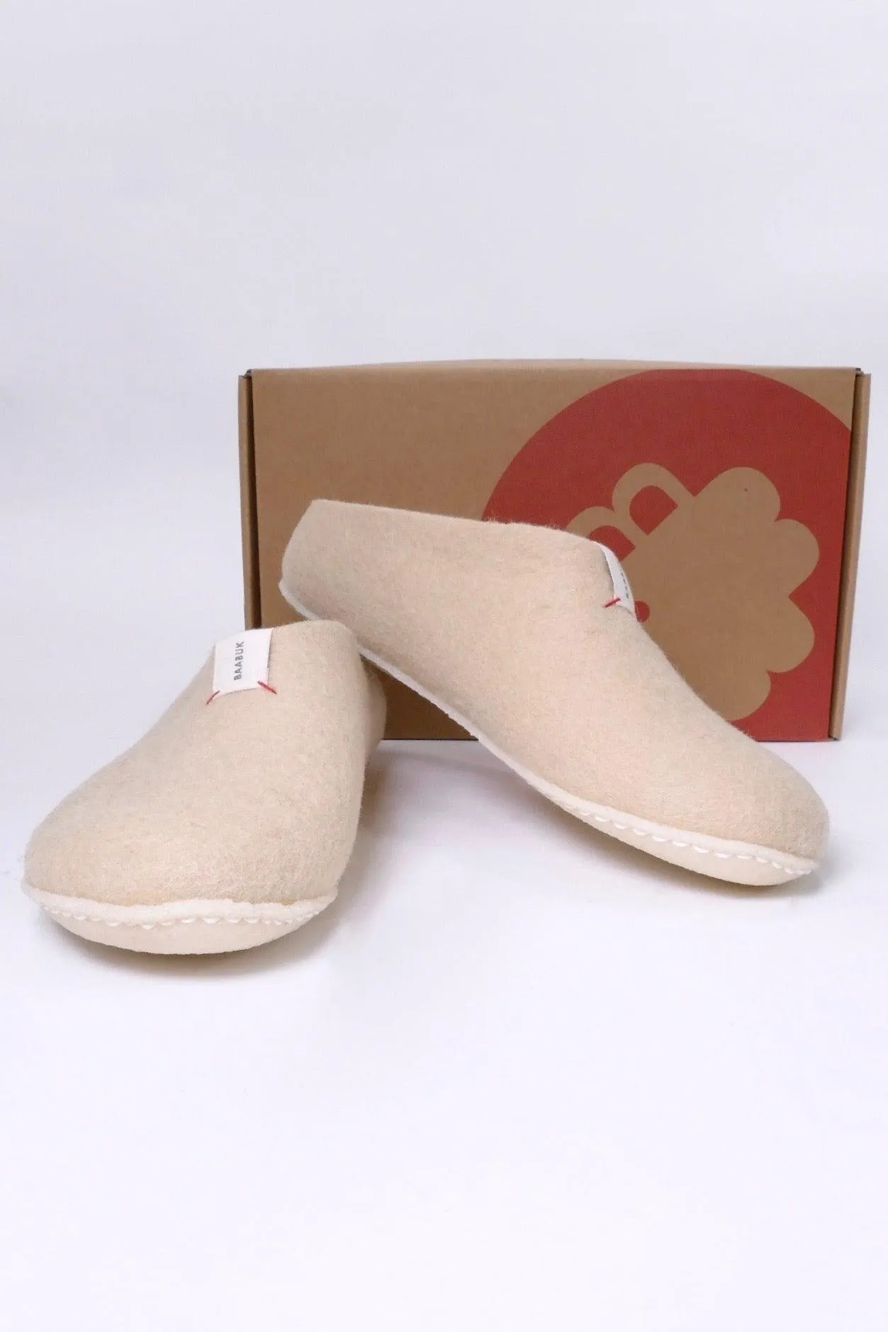 BAABUK Mel Slippers - Vanilla