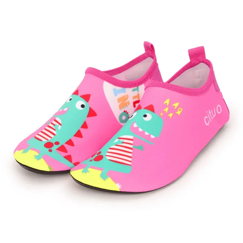 Baby Girl Pink Dinosaur Animal Water Slippers