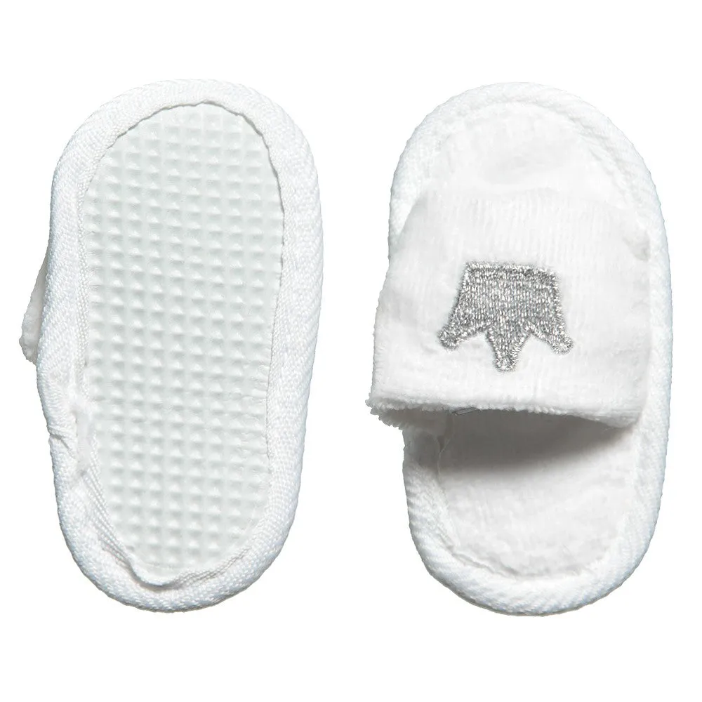 Bam Bam Unisex White Bathrobe & Slippers in Giftbox