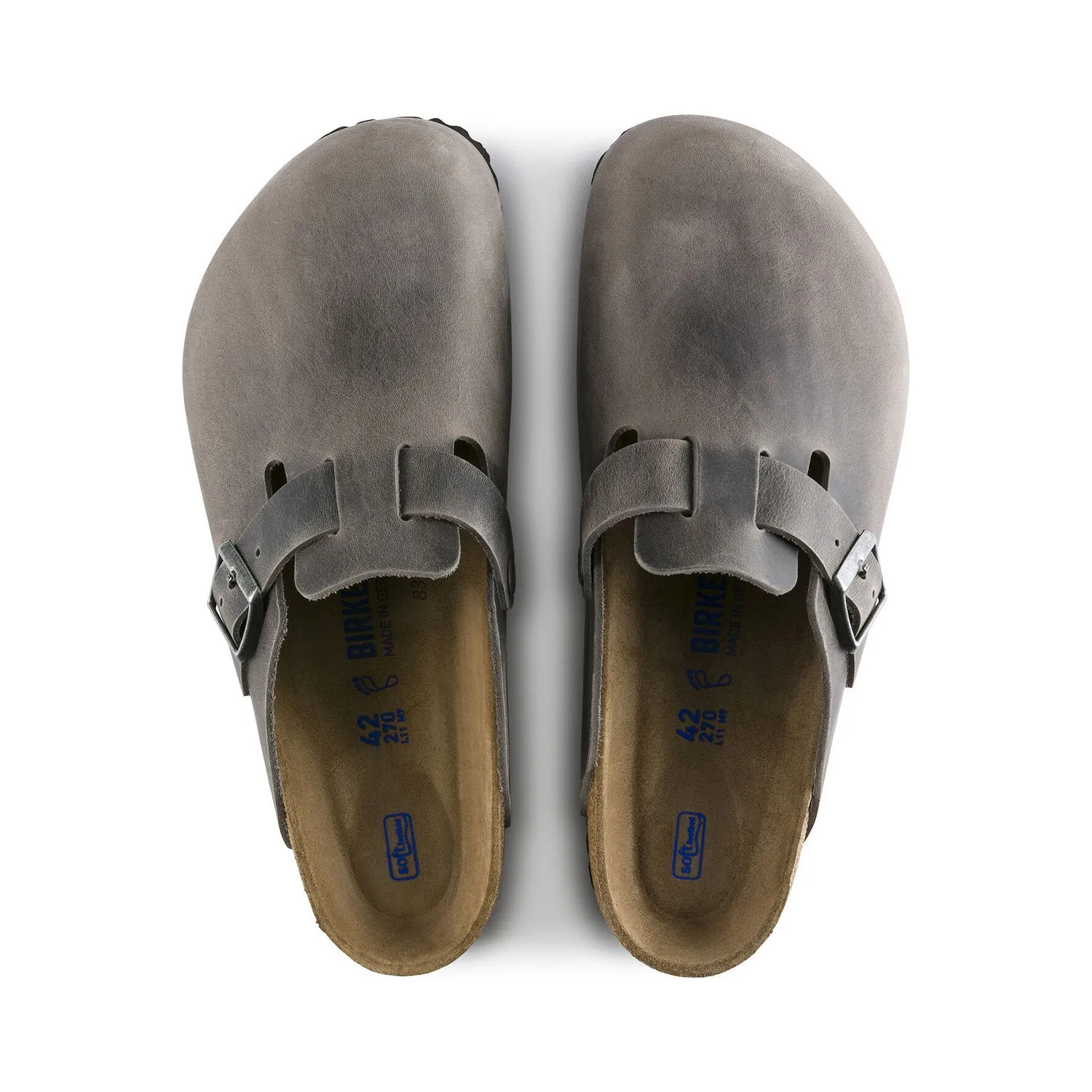 Birkenstock Boston Soft Footbed 'Ironed Oil'