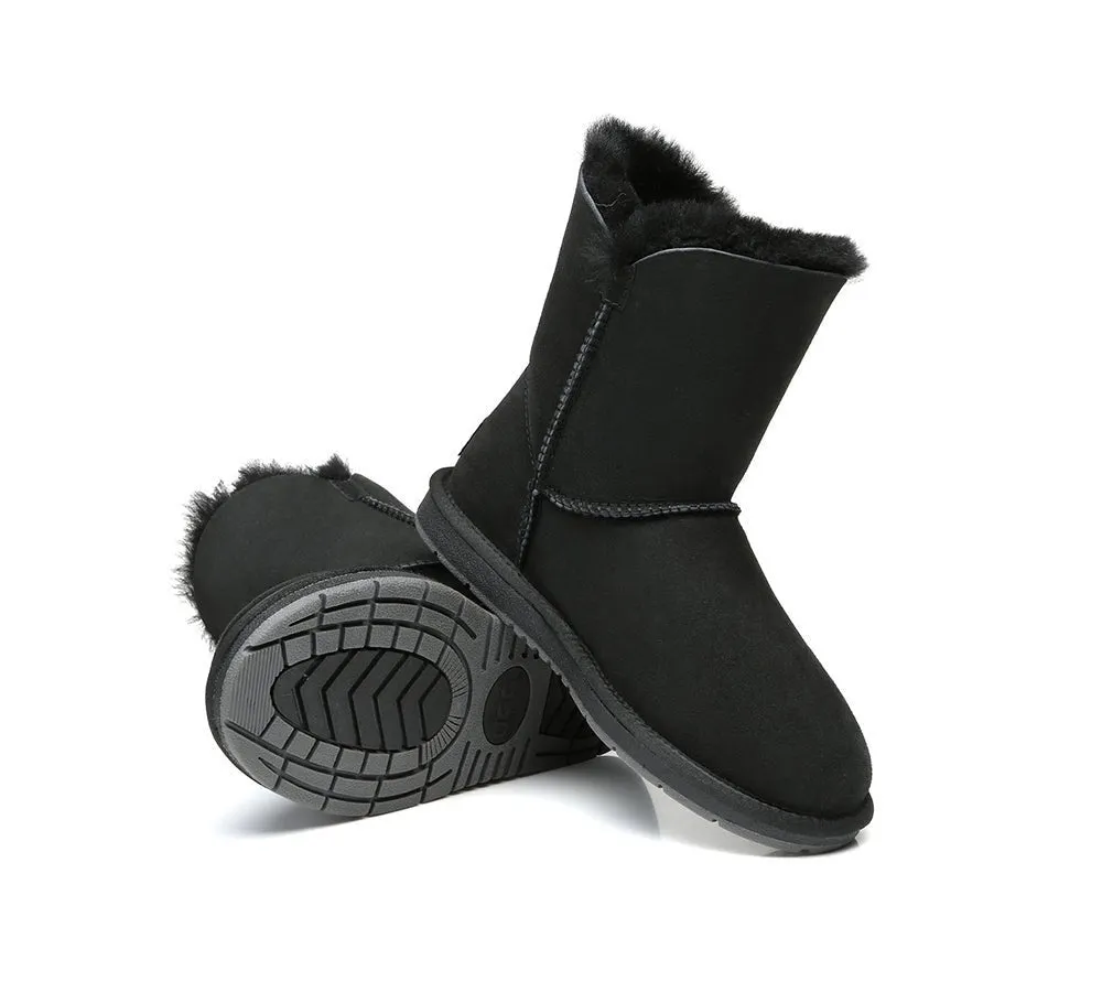 Blakely Ladies Short Pom Pom Boots