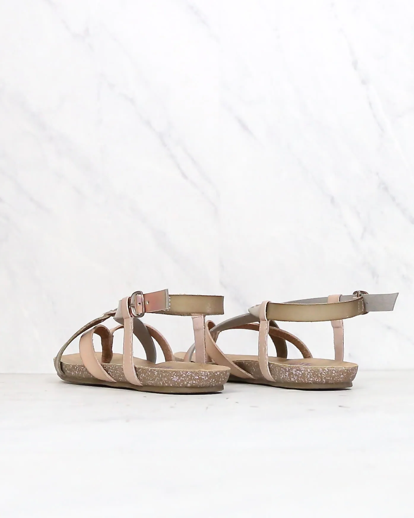 Blowfish - Women's Granola-B Fisherman Sandal in Blonde/Pearl Rosegold/Blush Dye Cut