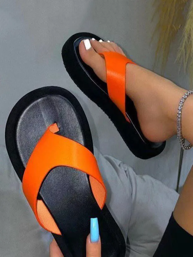 Casual Clip Toe Slippers