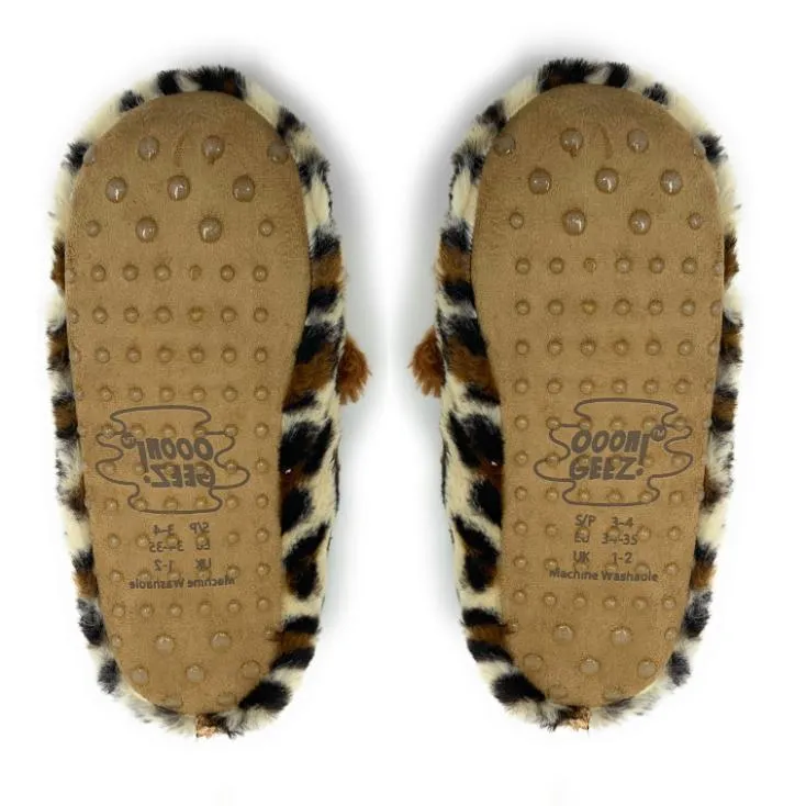 Cheetah Bang Slippers