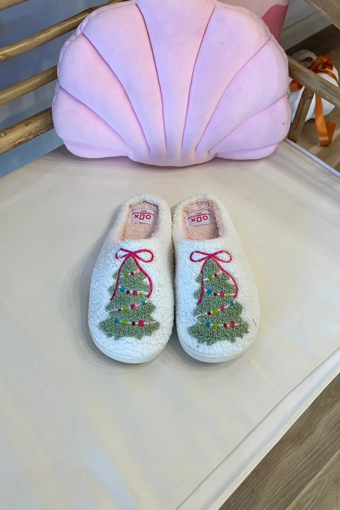 Christmas Tree Slippers