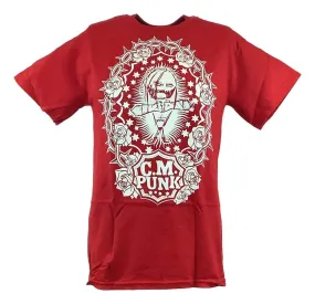 CM Punk Red SES Straight Edge Society Mens T-shirt