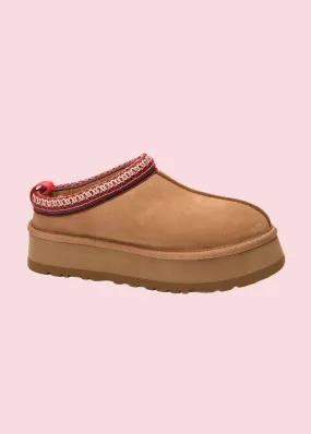 Corkys - Pillow Talk Platform Slippers in Camel [Pre-Order]