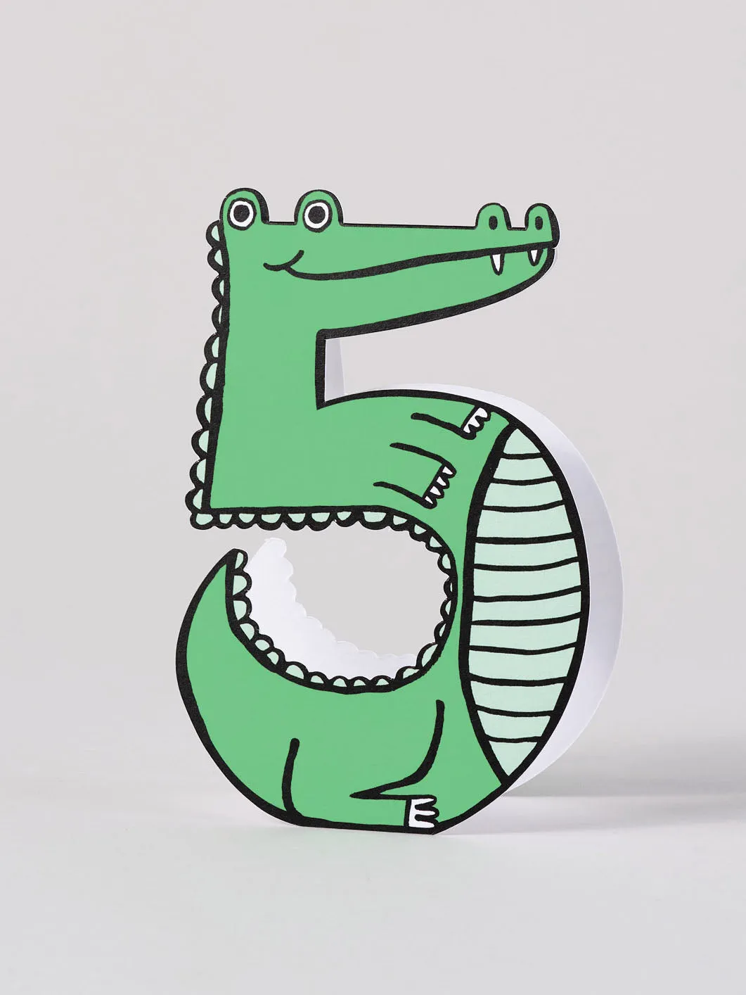 Croc 5th Birthday Card