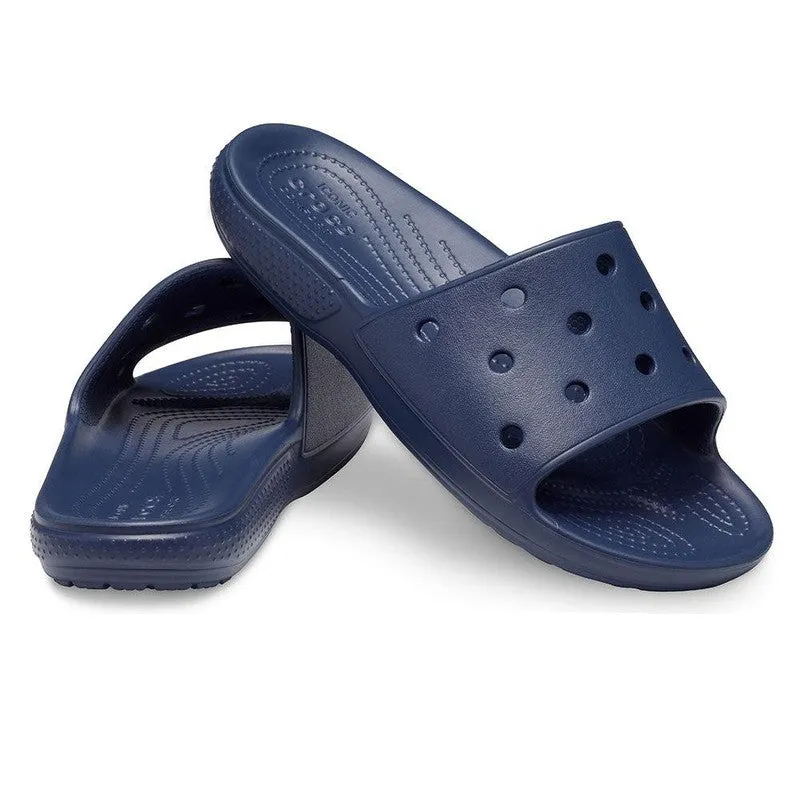 Crocs Classic Slide Sandal - Navy