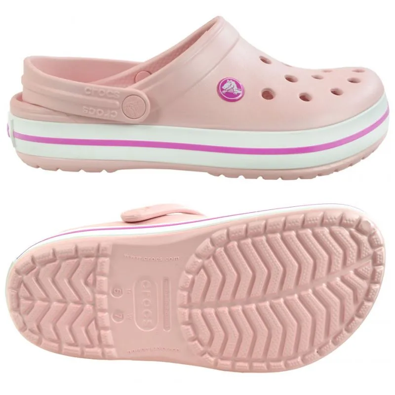 Crocs Unisex Crocband Slippers - Pink