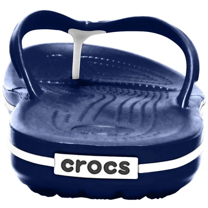 Crocs Womens Crocband Flip Flops - Navy Blue