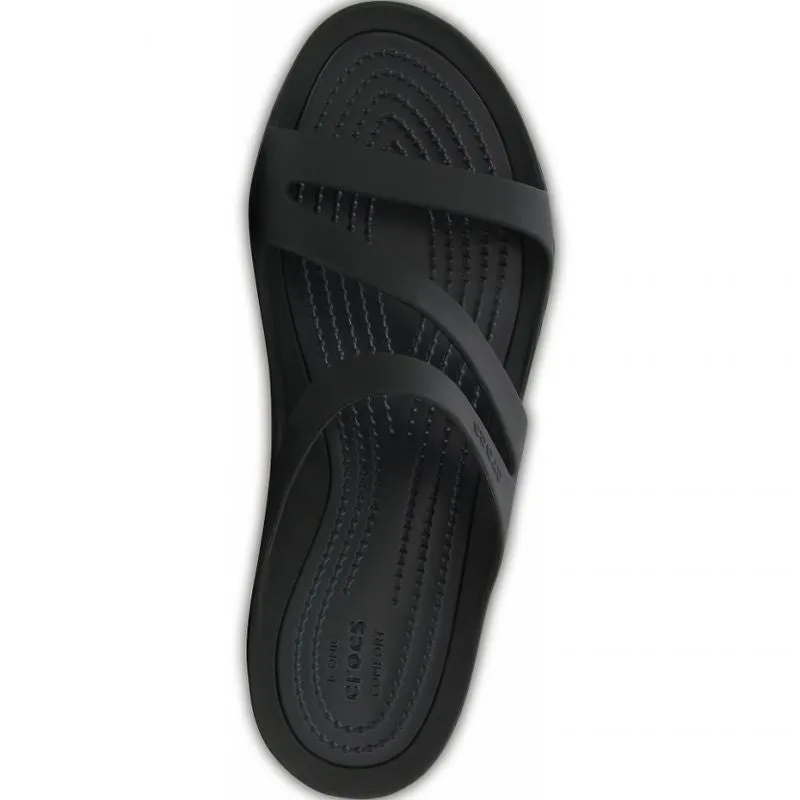 Crocs Womens Swiftwater Sandals - Black