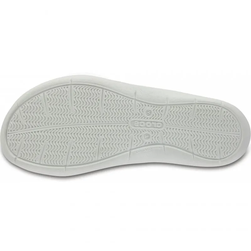 Crocs Womens Swiftwater Sandals - White/Gray