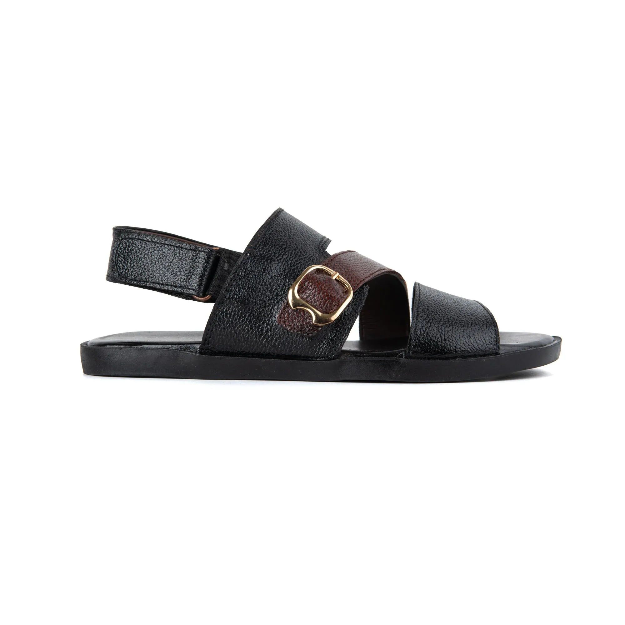 Cross Styled Men Leather Sandals