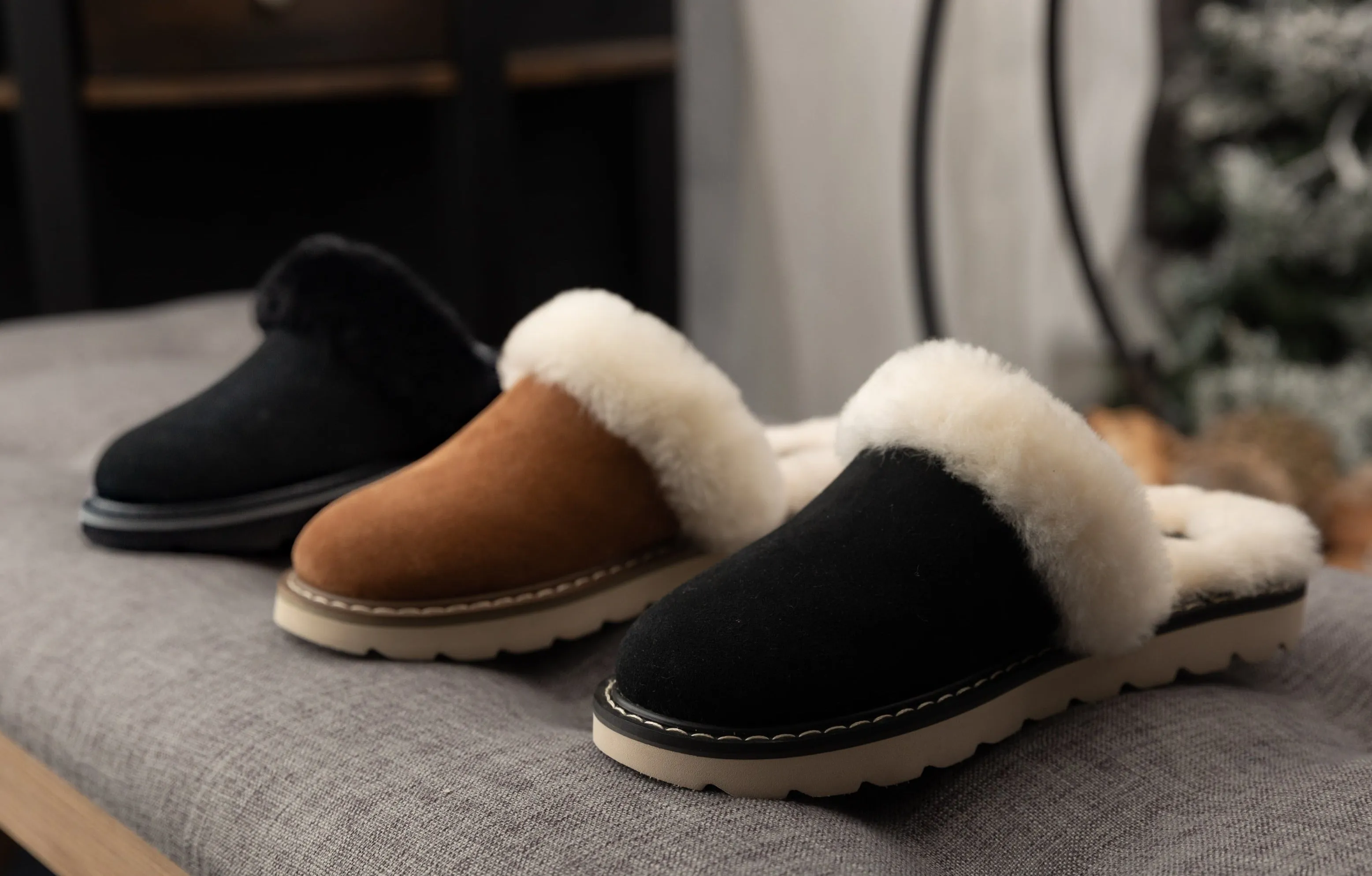 ELIZABETH | Women's Slipper Black