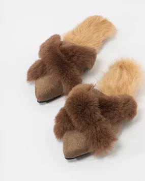 FAUX FUR SLIPPERS 2031 - صندل