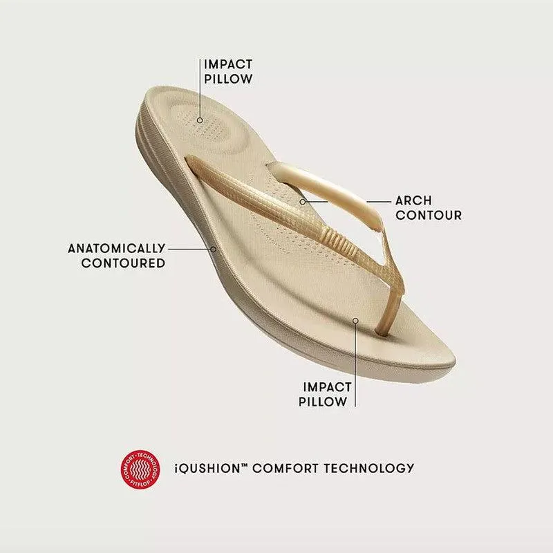 Fit Flop Iqushion Ergonomic Flip Flop - Nude