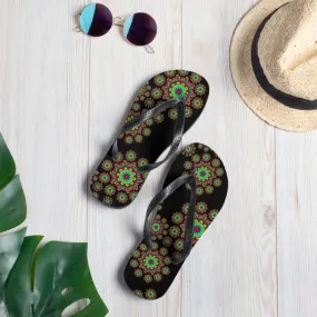 Flip-Flops - Mandala Black&Multicolor