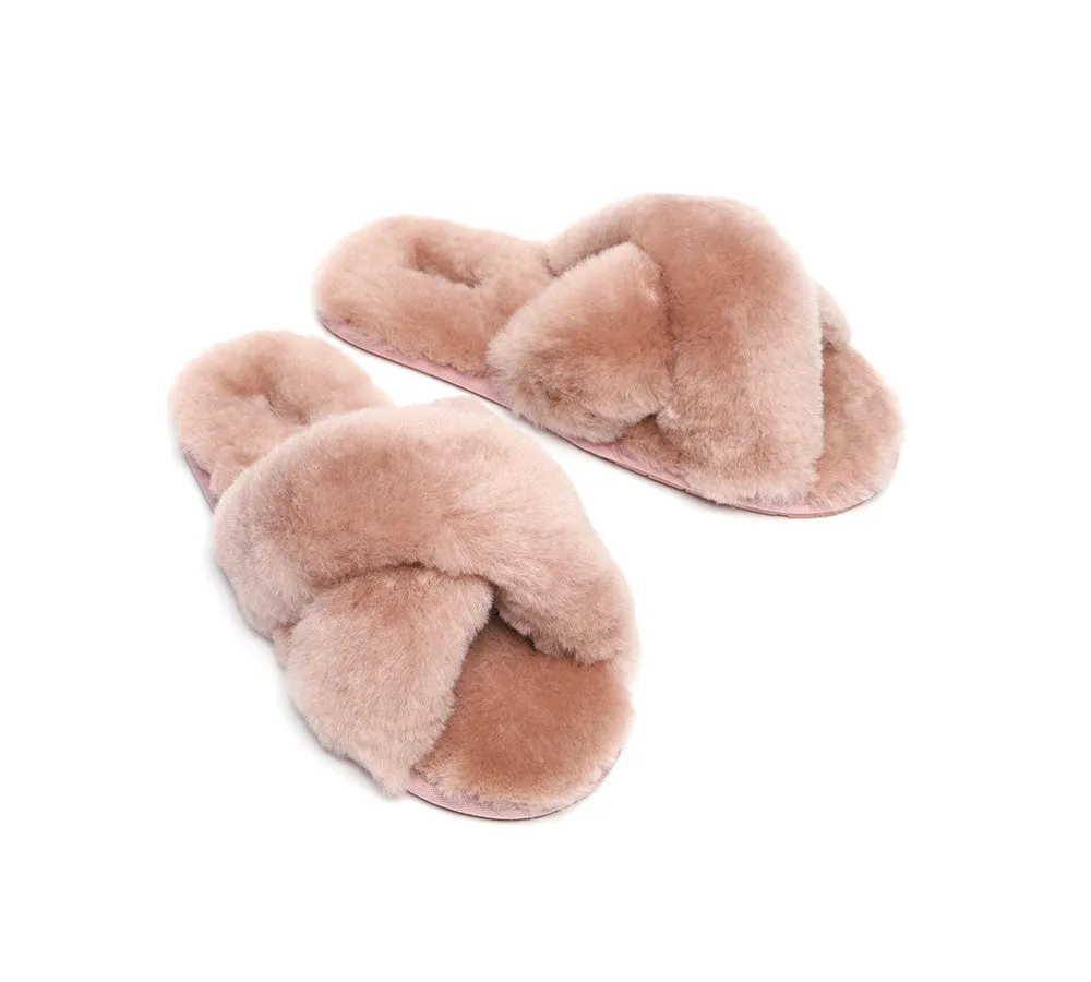 Fluffy Crossover Slides Linty Limited Edition