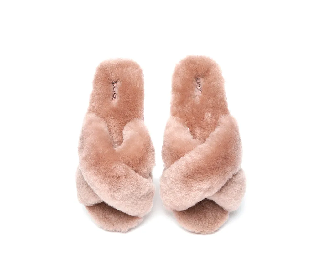 Fluffy Crossover Slides Linty Limited Edition