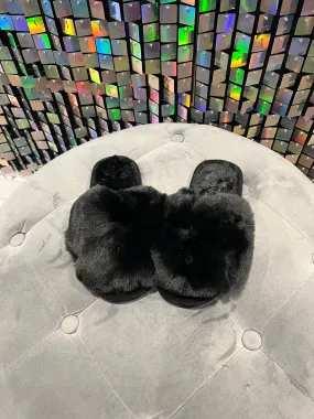 Fluffy Mule Slippers