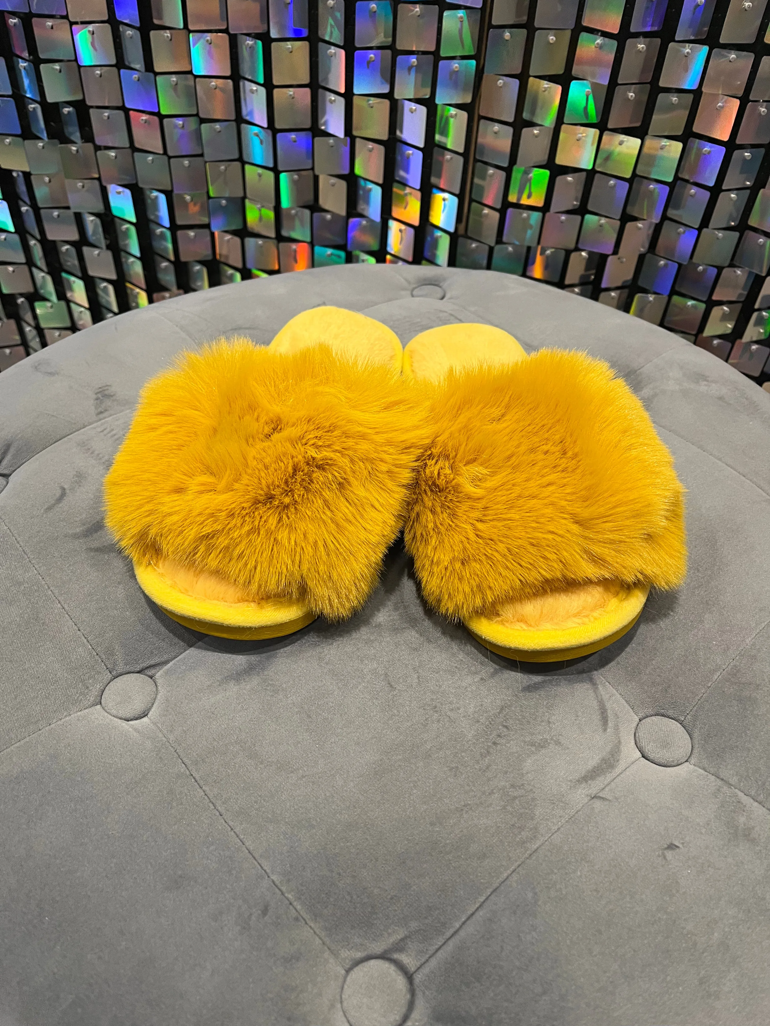 Fluffy Mule Slippers