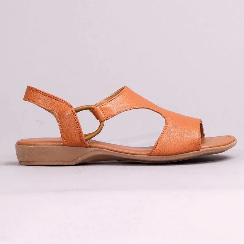 Froggie Ida Leather Comfort Sandal - Tan