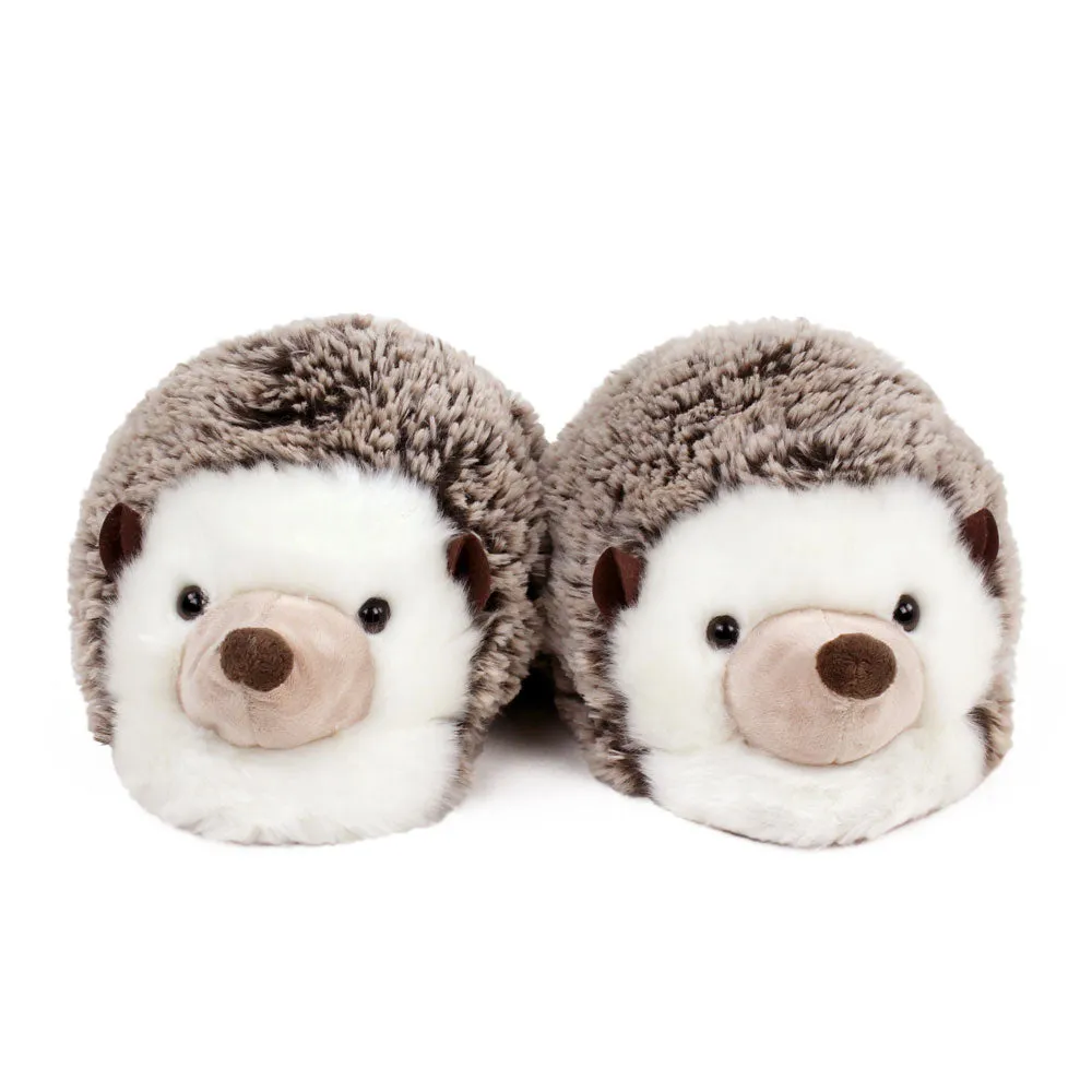 Fuzzy Hedgehog Slippers