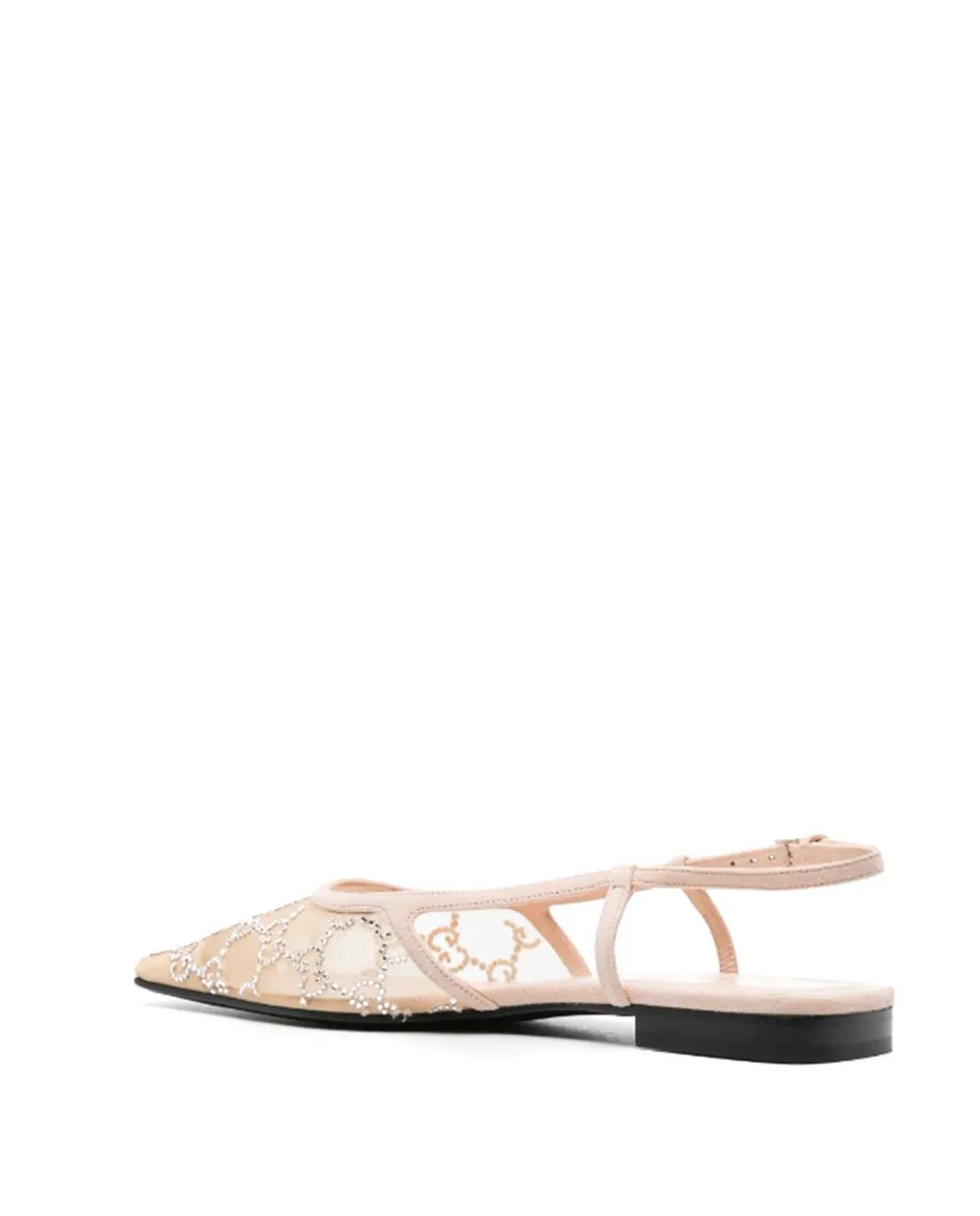 GG SLINGBACK BALLERINA SHOES