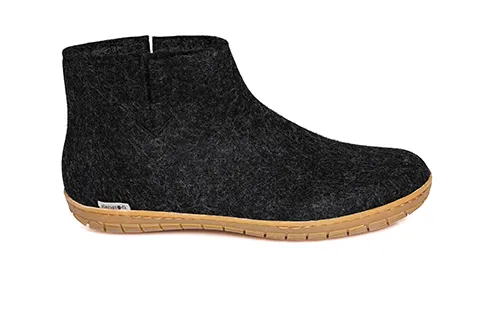 Glerup Boot - Rubber Sole - Charcoal