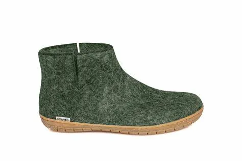 Glerup Boot - Rubber Sole - Forest Green