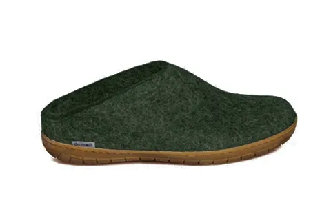 Glerup Slip on - Rubber Sole - Forest Green