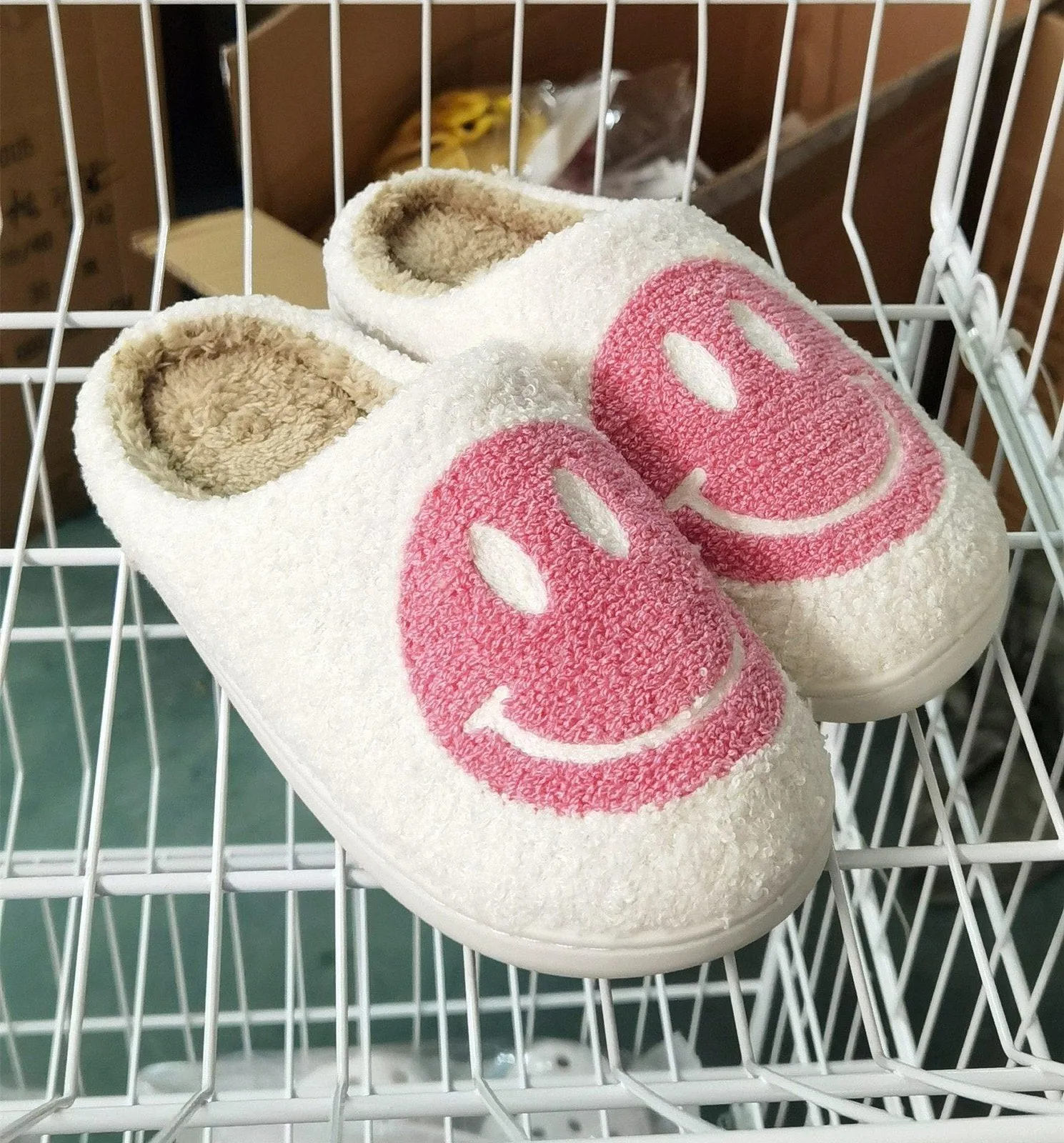 Happy Face Slippers