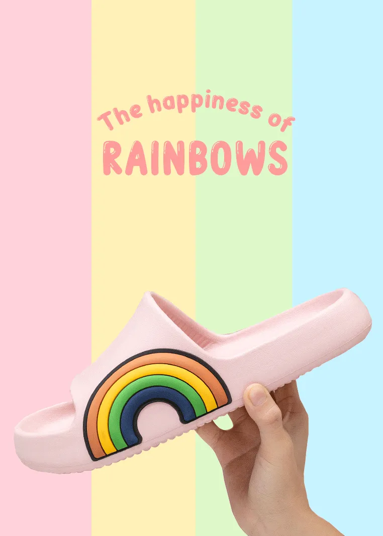 Happy Rainbows Summer EVA Slippers - UTUNE