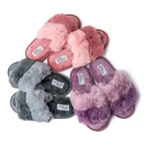 Hello Mello Cotton Candy Puff Slippers