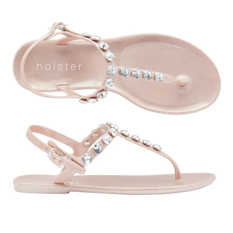 Holster Stargaze Glam Thong Sandals - Rose Gold