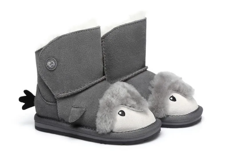 Hook And Loop Penguin Ugg Boots Toddler