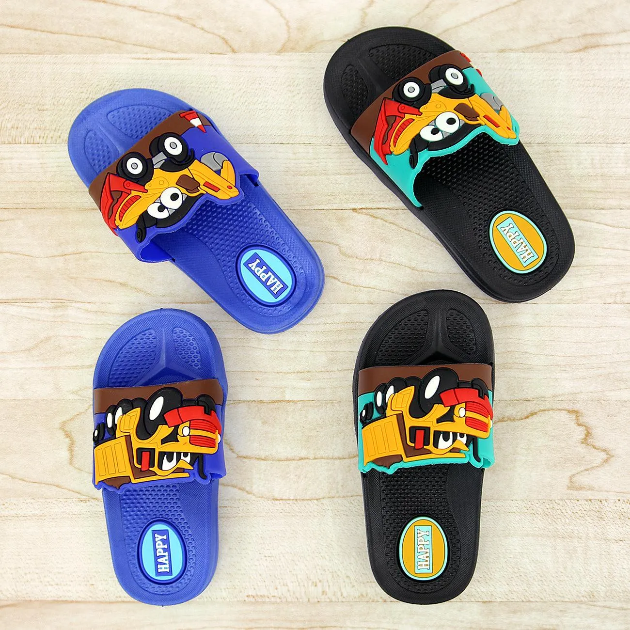 Imported Non Slip Rubber Sole Animated Slipper For Kids