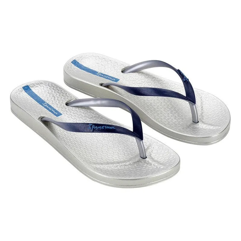 Ipanema Anatomica Slip On Sandal - Silver/Blue